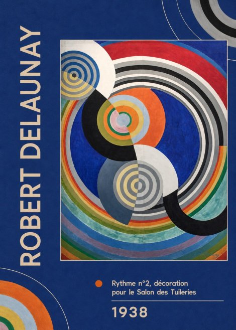 Robert Delaunay Rythme N°2, Décoration Pour Le Salon Des Tuileries No2 - Plakát