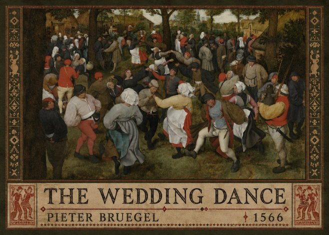 Pieter Bruegel The Wedding Dance I No2 - Plakát