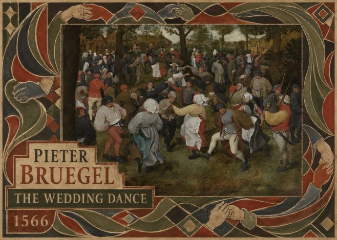 Pieter Bruegel The Wedding Dance I No5 - Plakát
