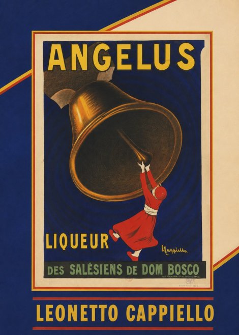 Leonetto Cappiello Angelus No5 - Plakát
