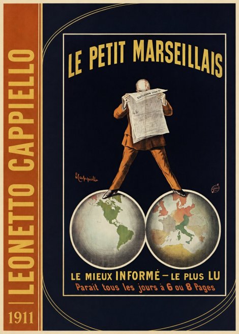 Leonetto Cappiello Le Petit Marseillais No2 - Plakát