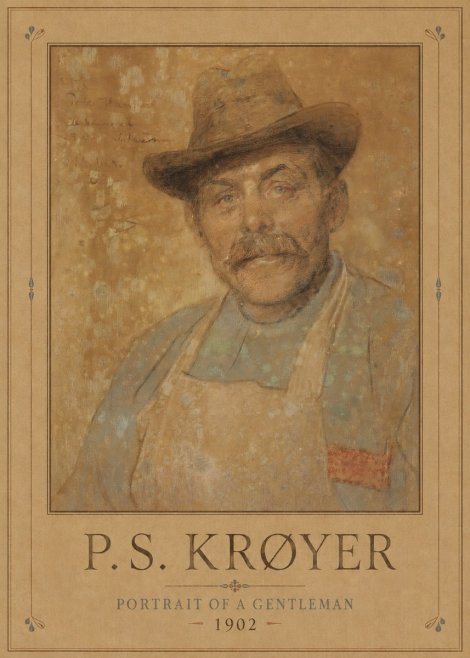 P.S. Krøyer Portrait of a Gentleman No1 - Plakát