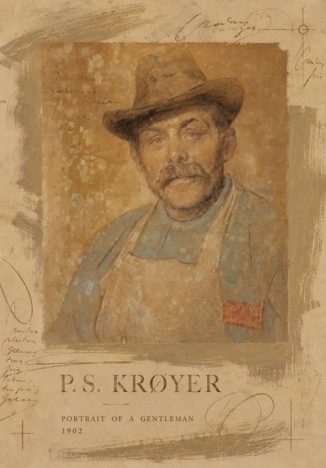 P.S. Krøyer Portrait of a Gentleman No5 - Plakát