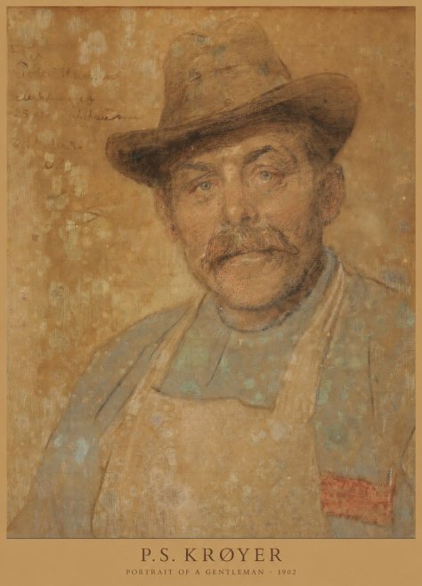 P.S. Krøyer Portrait of a Gentleman No6 - Plakát