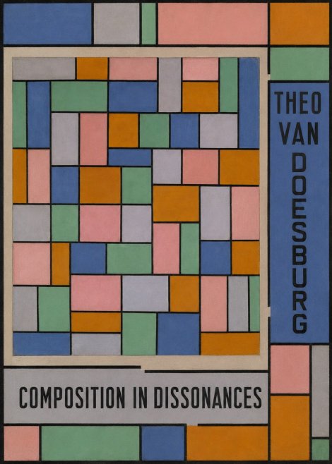 Theo van Doesburg Composition in Dissonances No6 - Plakát