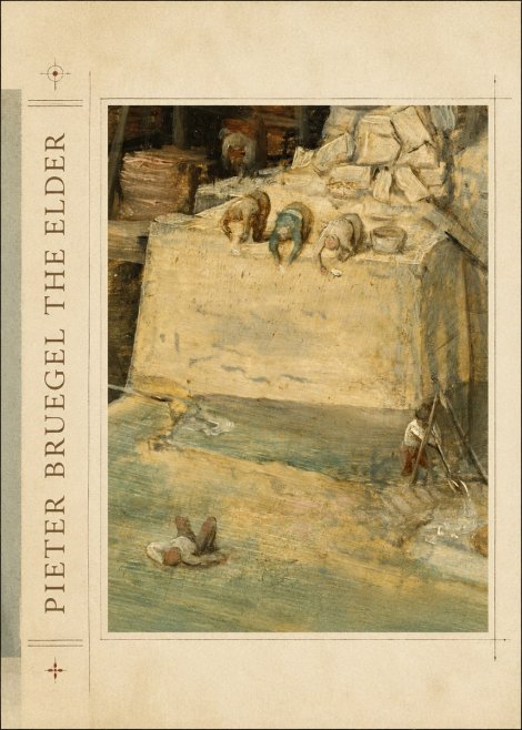 Pieter Bruegel Figures on the Embankment No2 - Plakát