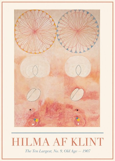 Hilma af Klint The Ten Largest, No. 9, Old Age – 1907 No1 - Plakát