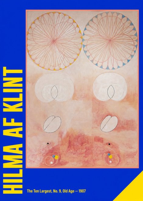 Hilma af Klint The Ten Largest, No. 9, Old Age – 1907 No2 - Plakát