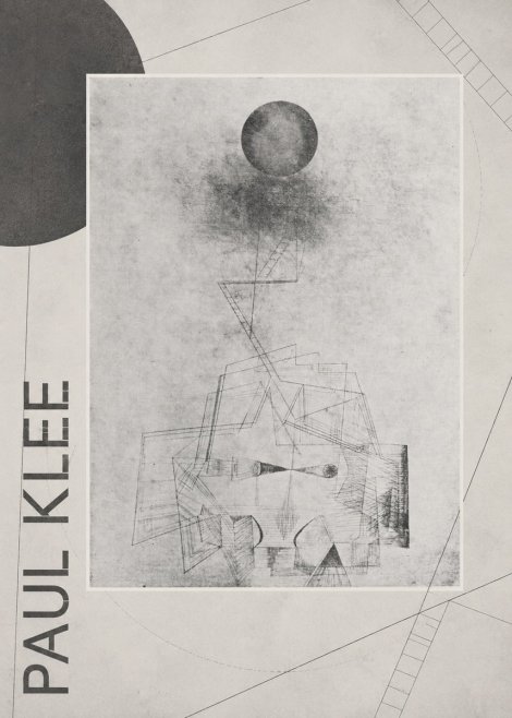 Paul Klee Abstract Study with Sphere and Ladder No6 - Plakát