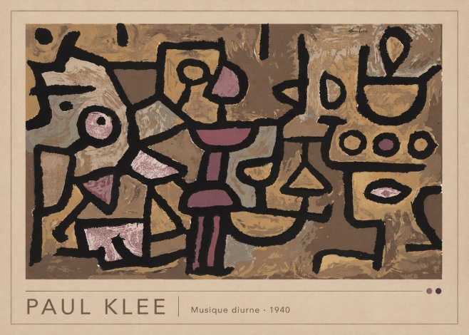 Paul Klee Musique Diurne No2 - Plakát