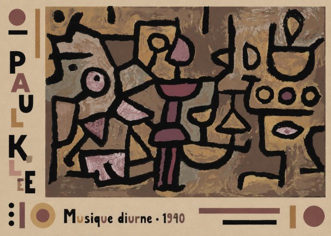 Paul Klee Musique Diurne No3 - Plakát