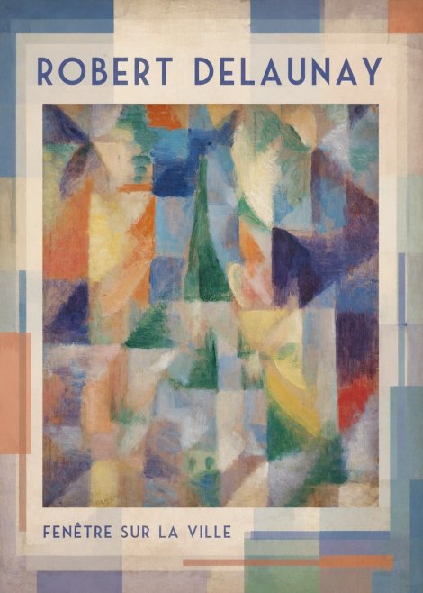 Robert Delaunay Fenêtre Sur La Ville No1 - Plakát