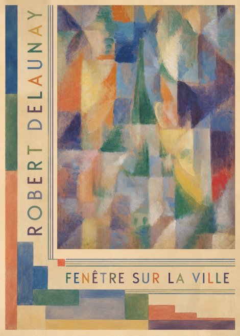 Robert Delaunay Fenêtre Sur La Ville No2 - Plakát