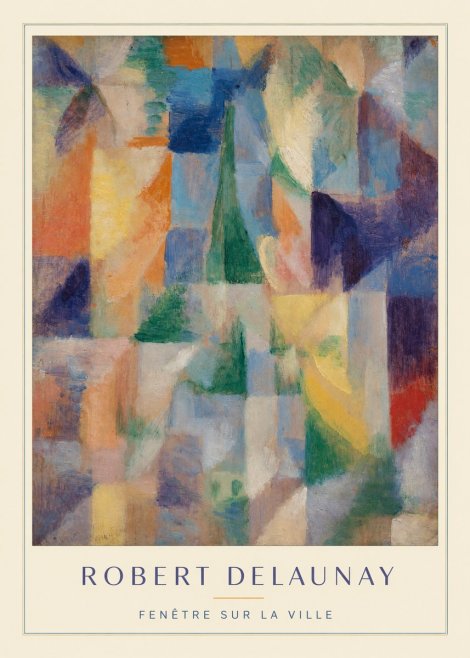 Robert Delaunay Fenêtre Sur La Ville No4 - Plakát