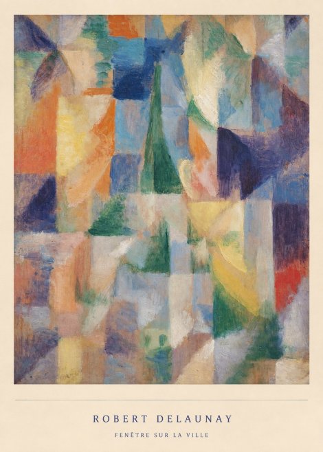 Robert Delaunay Fenêtre Sur La Ville No5 - Plakát