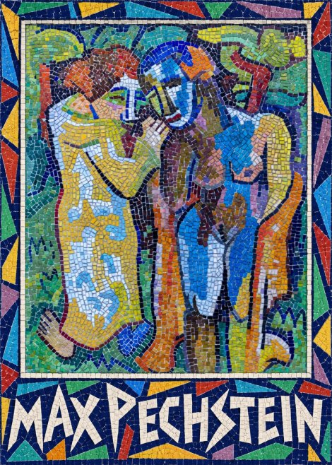 Max Pechstein Couple in Mosaic No1 - Plakát