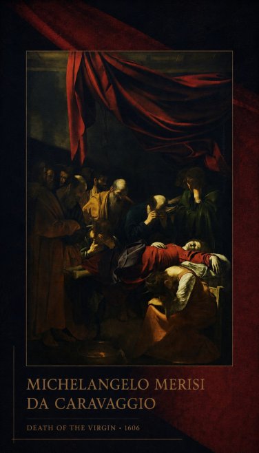 Michelangelo Merisi da Caravaggio Death of the Virgin No2 - Plakát