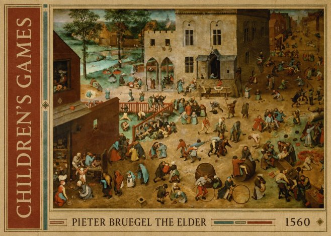 Pieter Bruegel Children's Games II No2 - Plakát