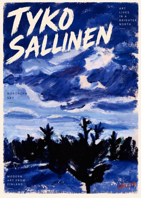 Tyko Sallinen Northern Sky No4 - Plakát