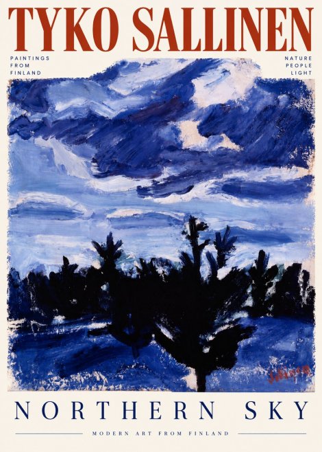 Tyko Sallinen Northern Sky No5 - Plakát