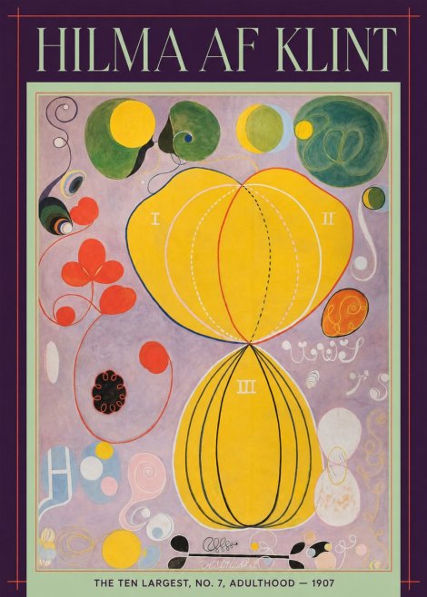 Hilma af Klint The Ten Largest, No. 7, Adulthood No6 - Plakát