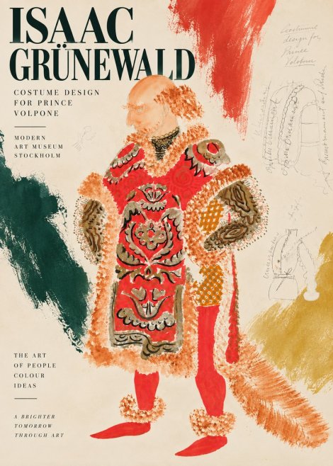 Isaac Grünewald Costume Design for a Theatre Production No5 - Plakát