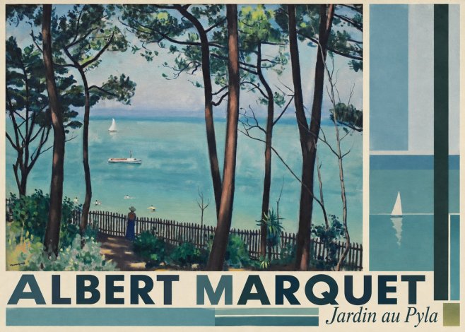 Albert Marquet Jardin Au Pyla No5 - Plakát