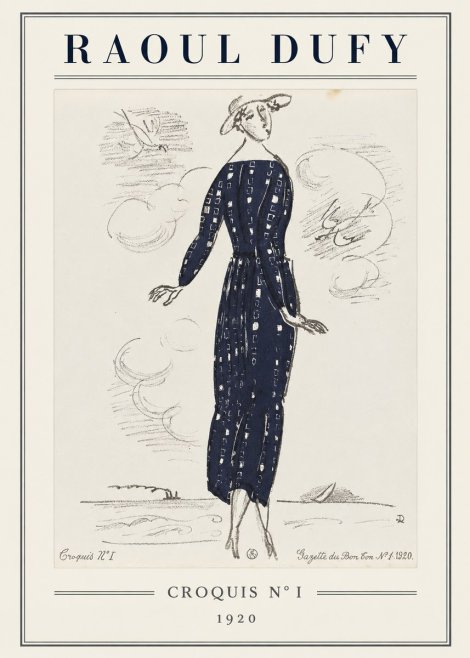 Raoul Dufy Croquis N° I · 1920 No5 - Plakát