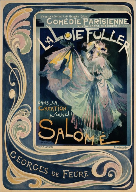 Georges de Feure La Loïe Fuller - Salomé I No2 - Plakát