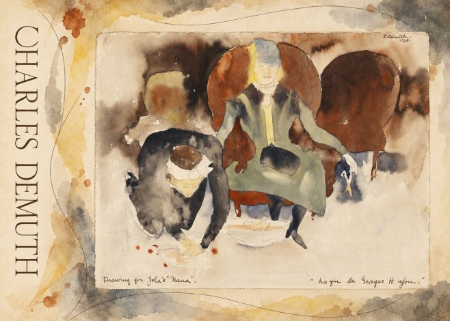 Charles Demuth Drawing for Zola's "Nana" No4 - Plakát