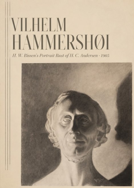 Vilhelm Hammershøi H. W. Bissen's Portrait Bust of H. C. Andersen No3 - Plakát