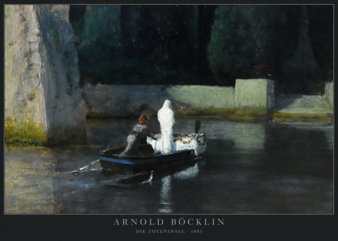 Arnold Böcklin Die Toteninsel IV No2 - Plakát