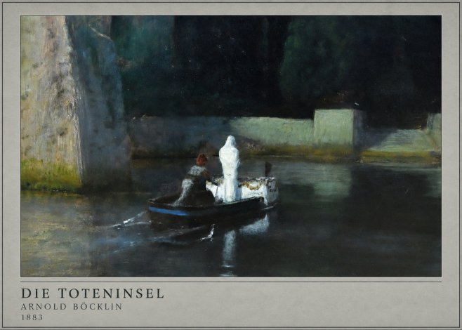 Arnold Böcklin Die Toteninsel IV No4 - Plakát