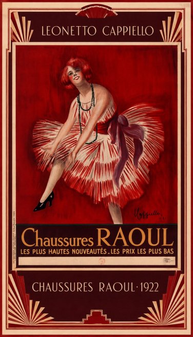 Leonetto Cappiello Chaussures Raoul No1 - Plakát