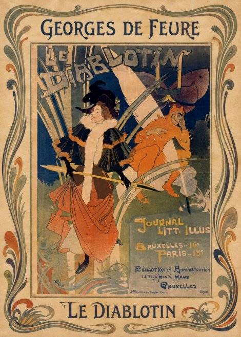 Georges de Feure Le Diablotin II No1 - Plakát