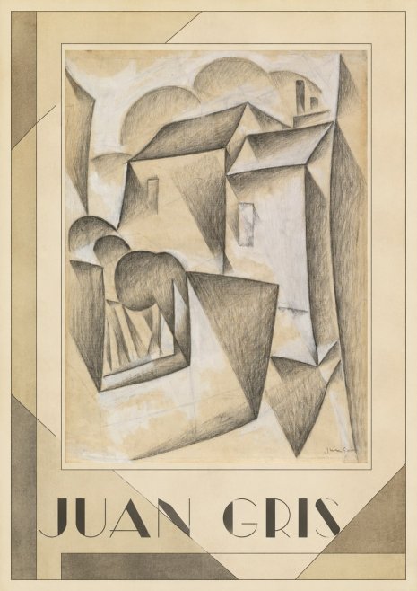 Juan Gris Houses in Paris No1 - Plakát