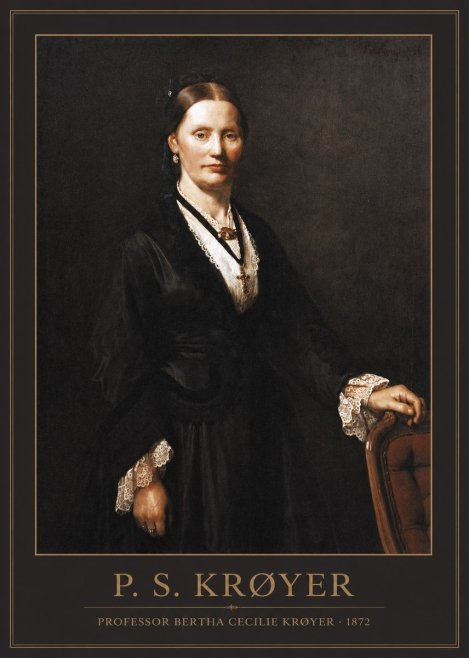 P.S. Krøyer Professor Bertha Cecilie Krøyer No1 - Plakát