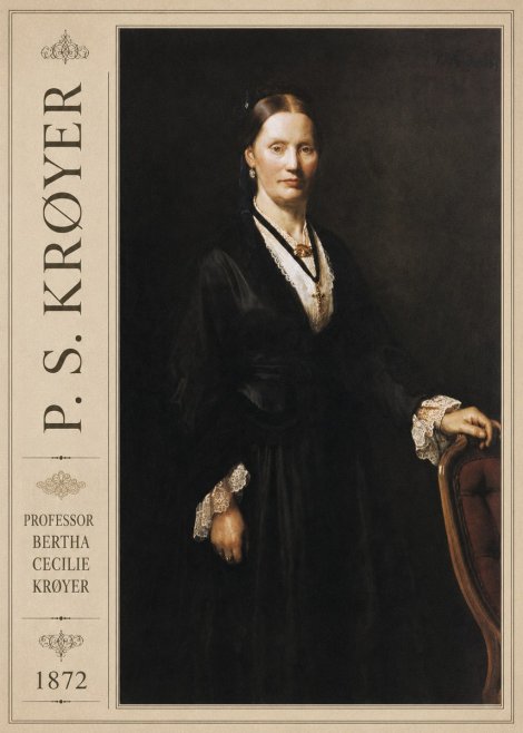 P.S. Krøyer Professor Bertha Cecilie Krøyer No2 - Plakát