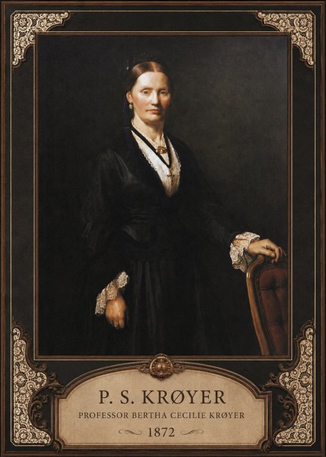 P.S. Krøyer Professor Bertha Cecilie Krøyer No6 - Plakát