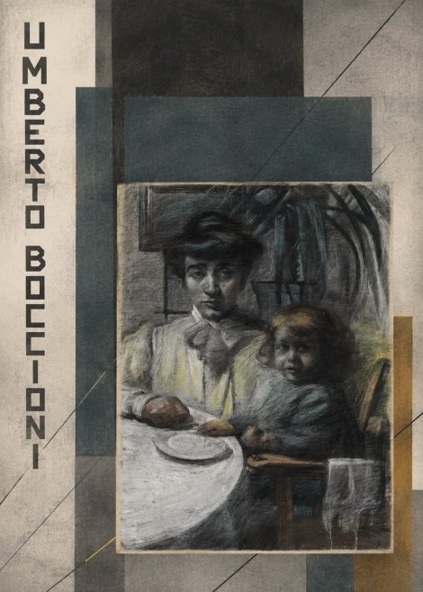 Umberto Boccioni Mother and Sister No4 - Plakát