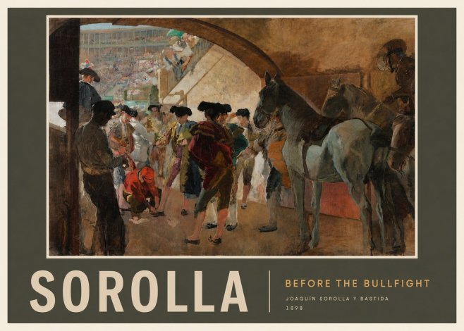 Sorolla Before the Bullfight No4 - Plakát
