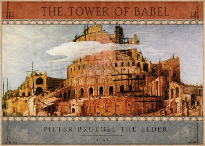 Pieter Bruegel The Tower of Babel XI No3 - Plakát