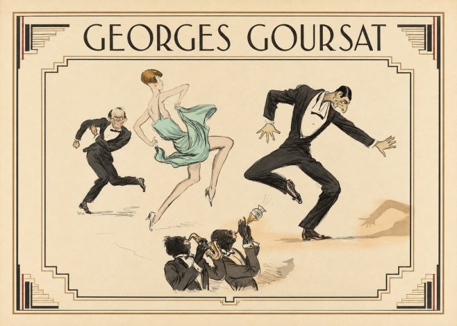 Georges Goursat Georges Goursat III No1 - Plakát