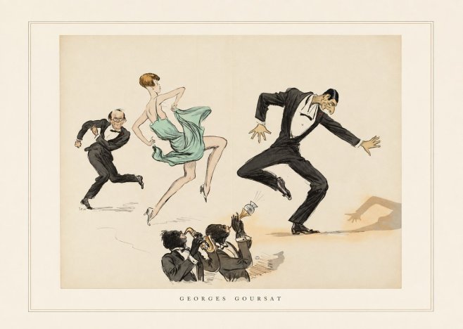 Georges Goursat Georges Goursat III No6 - Plakát