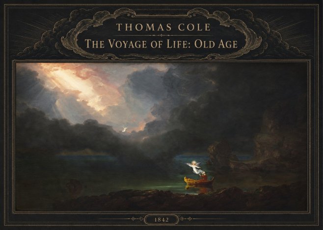 Thomas Cole The Voyage of Life: Old Age III No6 - Plakát