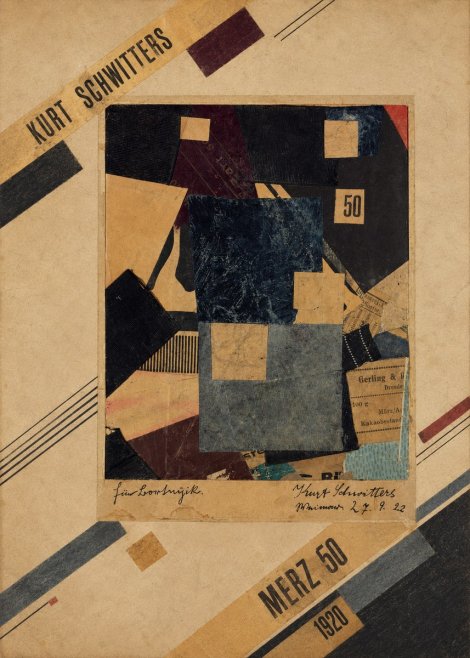 Kurt Schwitters Merz 50 No4 - Plakát