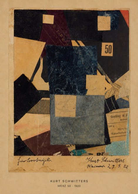Kurt Schwitters Merz 50 No6 - Plakát