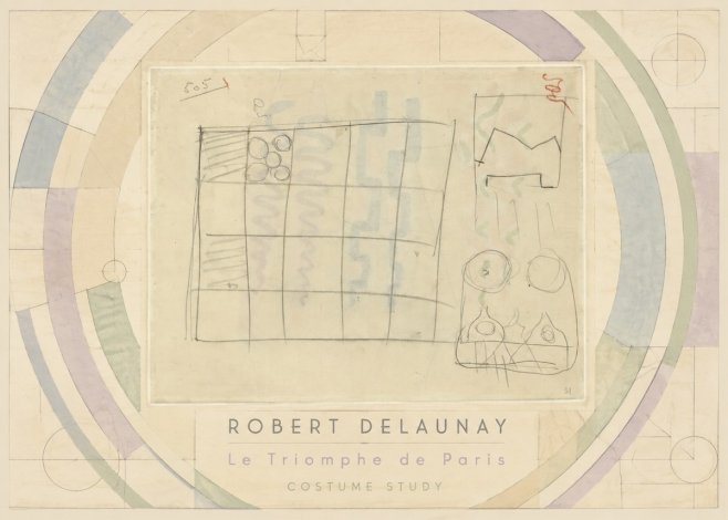 Robert Delaunay Le Triomphe De Paris - Costume Study No3 - Plakát
