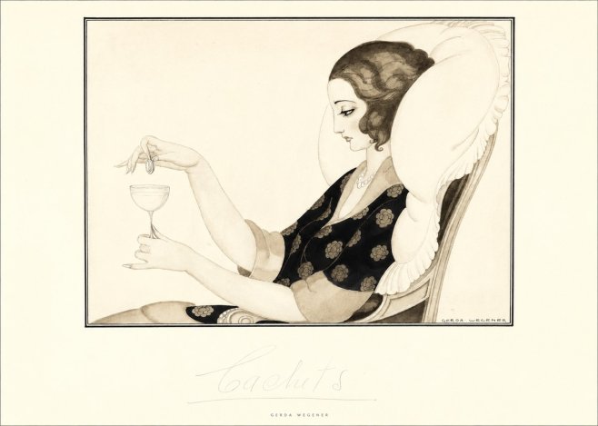 Gerda Wegener Cachets No5 - Plakát