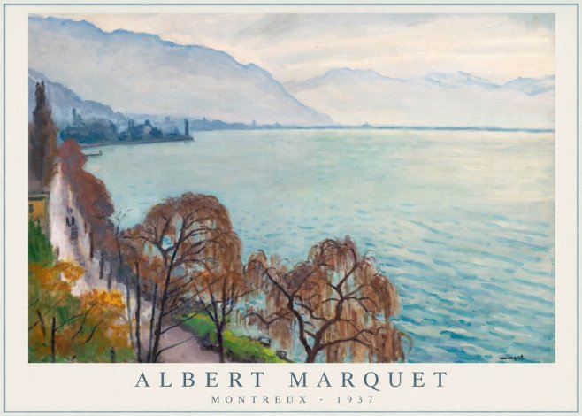 Albert Marquet Montreux No1 - Plakát